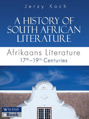 cover image of A History of South African Literature